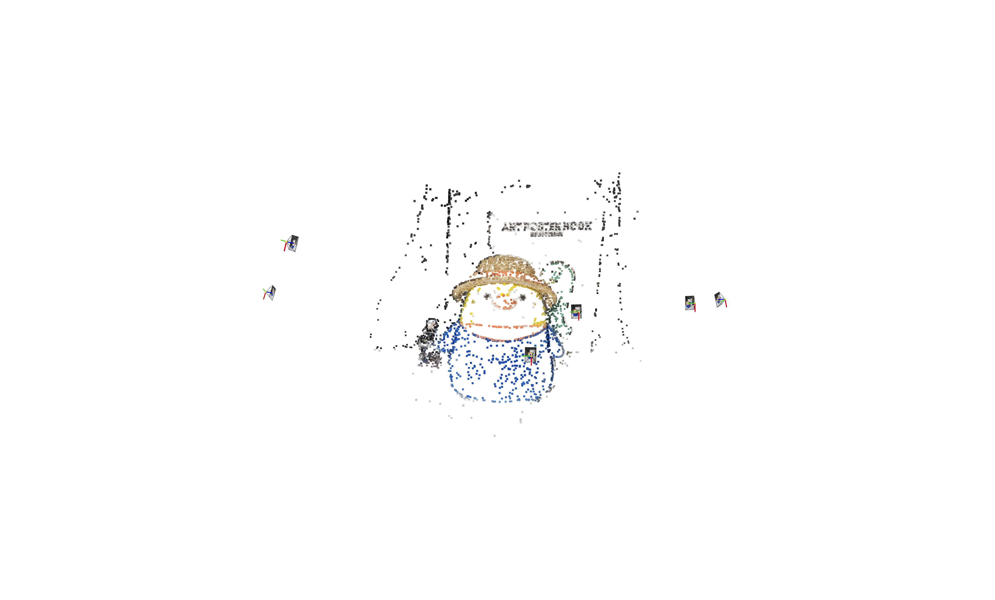 Sparse-view VGGSfM point cloud reconstruction