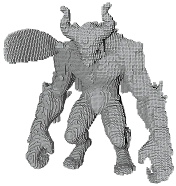 Voxelized structure